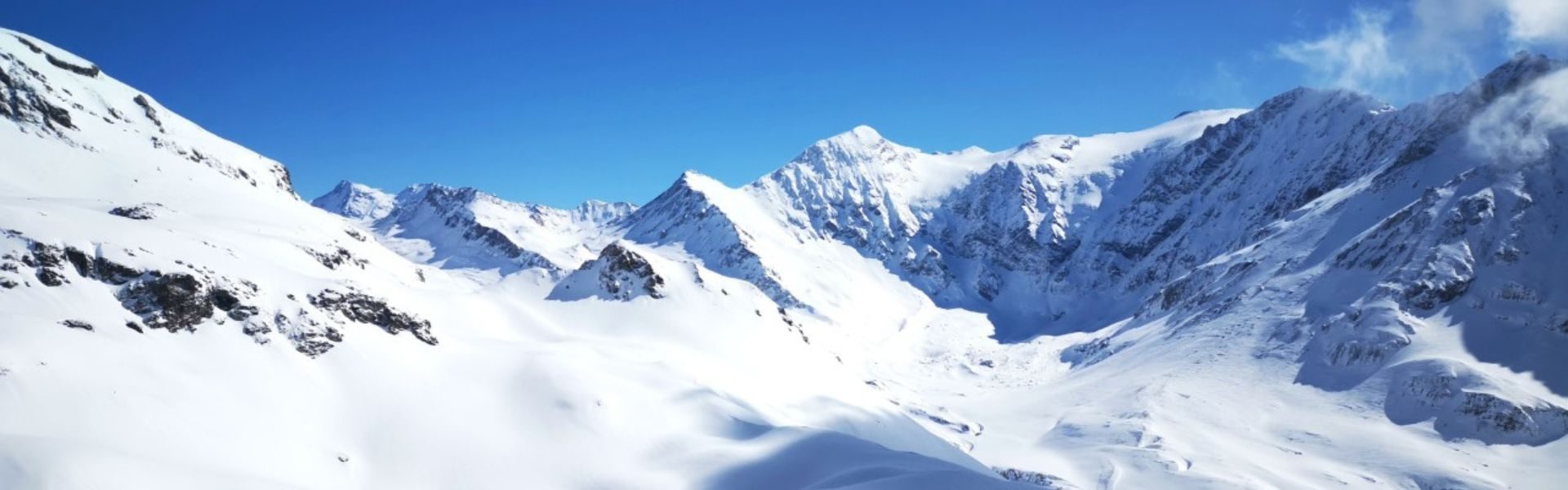 glacier de montagne dans les Alpes